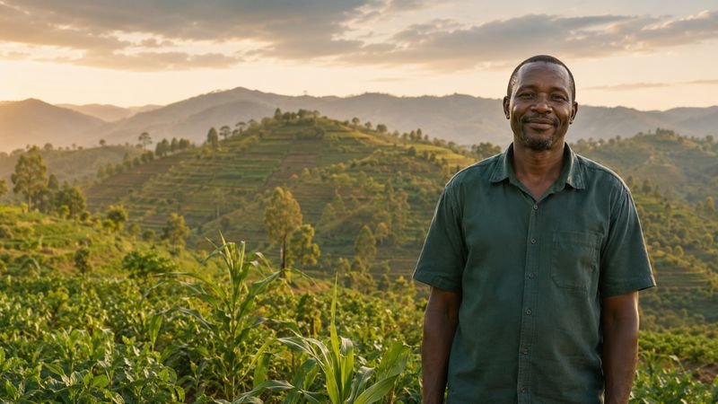 Portrait du président de la coopérative de Rukira